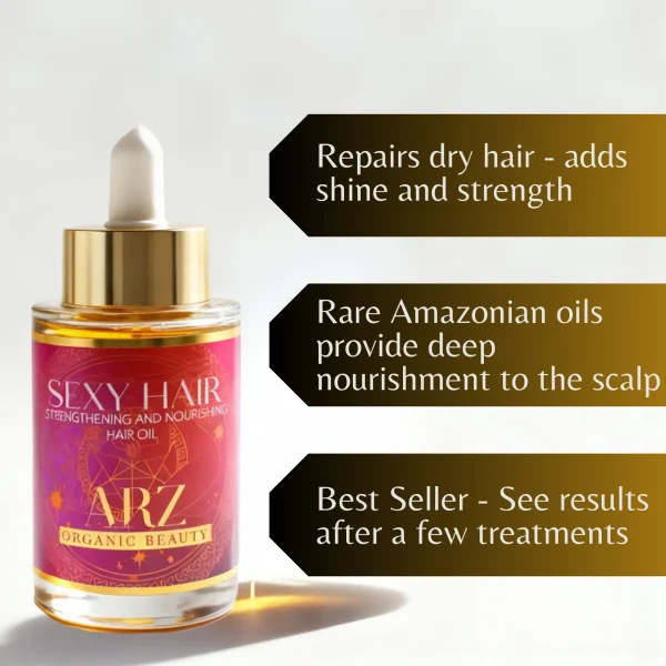 hair nourishing oil by Arz organic beauty