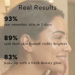 face oil results by arz organic beauty